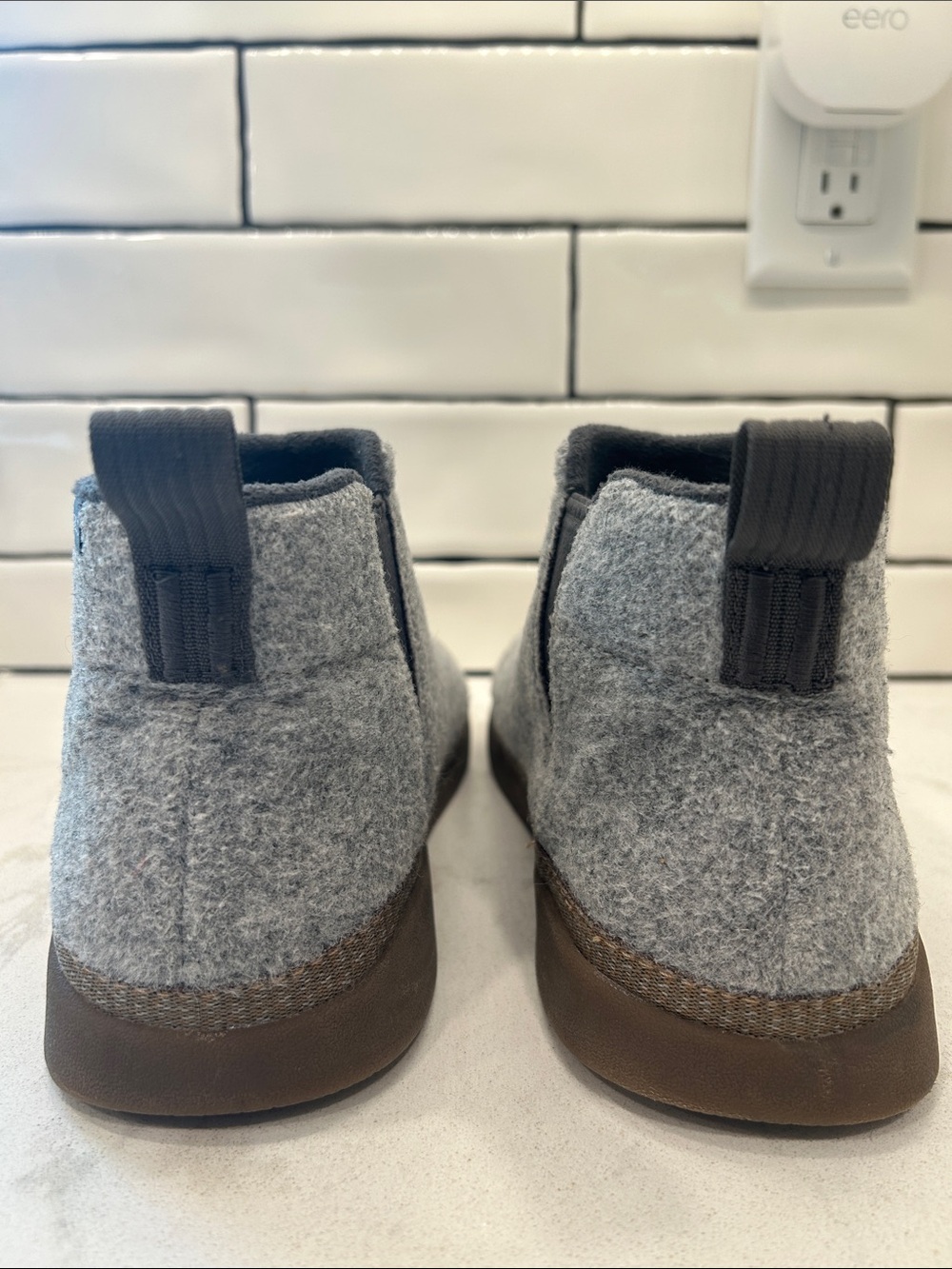 Chaco Gray Revel Chelsea Wool Slip-On Bootie Size 8.5 - Picture 9 of 16